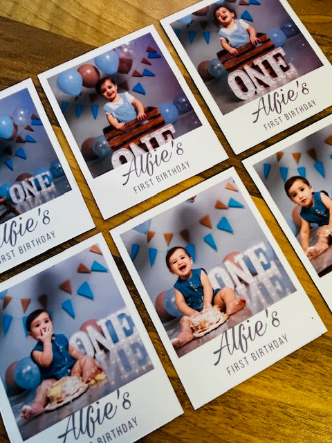 Retro Photo Magnets - set of 12