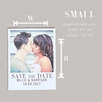 Save the Date/Wedding Photo Magnets